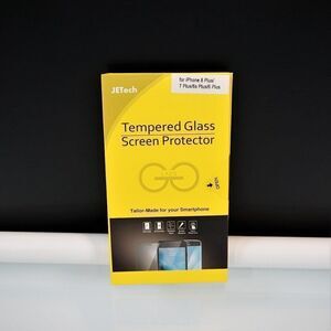JETech Tempered Glass Screen Protector for iPhone 8 Plus/7 Plus/6s Plus/6 Plus